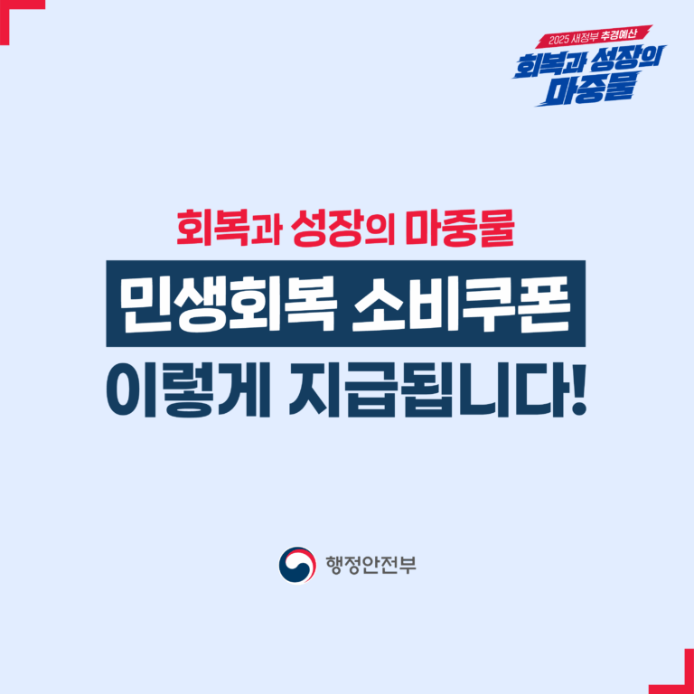 민생 회복 소비 쿠폰 사용처
